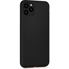 Microsonic Matte Silicone Apple iPhone 11 Pro Max Kılıf Siyah