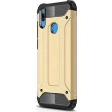 Microsonic Huawei Y7 2019 Kılıf Rugged Armor Gold