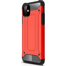 Microsonic Apple iPhone 11 Kılıf Rugged Armor Kırmızı