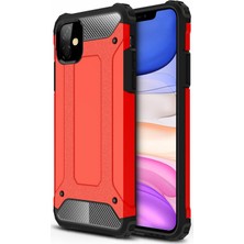 Microsonic Apple iPhone 11 Kılıf Rugged Armor Kırmızı