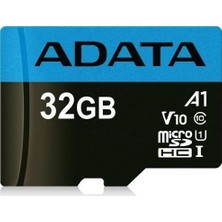 Adata 32GB microSDHC 	UHS-Hafıza Kartı AUSDH32GUICL10A1-RA1