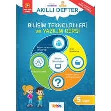 Yetsis Yayınları Bilişim Teknolojileri ve Yazılım Dersi 5. Sınıf Akıllı Defter