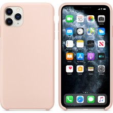 Microsonic Apple iPhone 11 Pro Max Kılıf Liquid Lansman Silikon Rose Gold