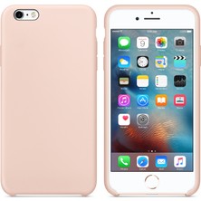 Microsonic Apple iPhone 6S Plus Kılıf Liquid Lansman Silikon Rose Gold