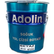 Adolin Soğuk Yol Çizgi Boyası Beyaz 20 kg