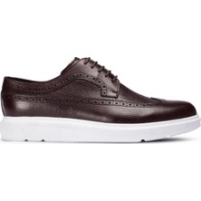 Deery Deri Bordo Comfort Günlük Erkek Ayakkabı