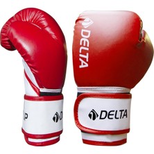 Delta Beat Up Dura-Strong Çantalı Kırmızı-Beyaz Boks Eldiveni