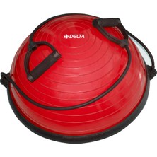 Delta Uluslararası Standart Ebatlarda 62 Cm Çap Bosu Ball Bosu Topu Pilates Denge Aleti (Pompalı)