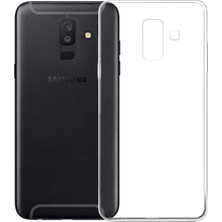 Tekno Grup Samsung Galaxy A6 Plus Silikon Kılıf Şeffaf Şeffaf