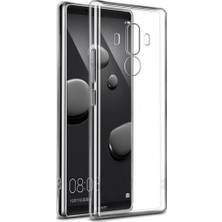 Tekno Grup Huawei Mate 10 Pro Silikon Kılıf Şeffaf + Cam Ekran Koruyucu Şeffaf