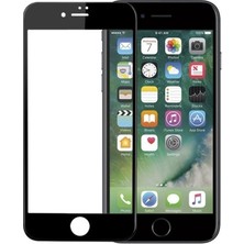 Tekno Grup Apple iPhone 6 Plus Silikon Kılıf Şeffaf + Tam Kaplayan 5D Nano Ekran Koruyucu Ekran Koruyucu Siyah