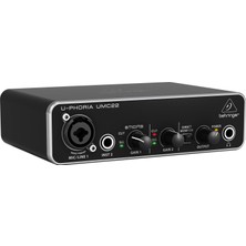 Behringer UMC22 Midas Mikrofon Preamfi 2 x 2 USB Ses Kartı