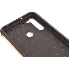 Case 4U Xiaomi Redmi Note 8 Kılıf Military Armor Çift Katmanlı Crash Silikon Kılıf Mavi