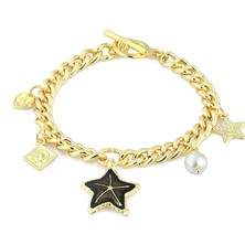 Forentina Siyah Deniz Yıldızı Bileklik Ps0883