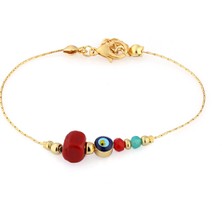 Forentina Renkli Taşlı Nazar Bileklik Ps0889