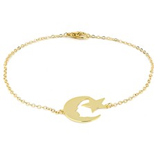 Forentina Bayan Ay Yıldız Atatürk Siluet Bileklik Ps0809