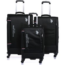 U.S. Polo Assn. Set Valiz Plvlz8077 Set Siyah