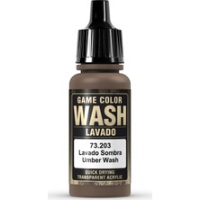 Vallejo Game Wash 17 ml 73.203 Umber Wash