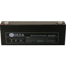 Desa Tse Belgeli Desa 12 Volt 2.3A Akü -12V 2.3 Ah Bakımsız Kuru Akü