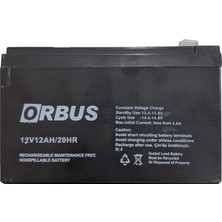 Orbus 12 Volt 12 Amper Kuru Tip Akü