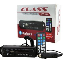 Class USB-401 Aux Usb-Sd-Mmc-Bluetooth Çevirici Kumandalı