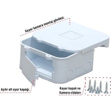 Electroon Profesyonel Güvenlik Kamera Montaj Kutusu - Kare