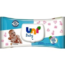 Uni Baby Classic Islak Bebek Havlusu 56 Lı