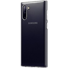 Case Street Samsung Galaxy Note 10 Kılıf Süper Sillikon Yumuşak Arka Koruma Şeffaf