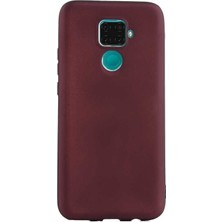 Case Street Huawei Mate 30 Lite Kılıf Premier Silikon Esnek Arka Koruma Mürdüm