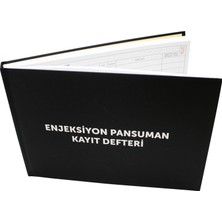 Naturist Enjeksiyon Pansuman Kayıt Def. 400 Sayfa-Sert Cilt Kapak