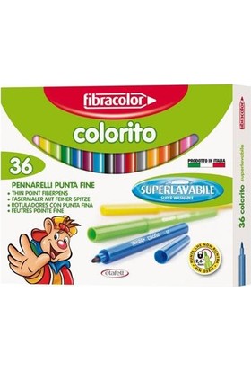 Fibracolor Colorito Keçeli Kalem 36 Renk