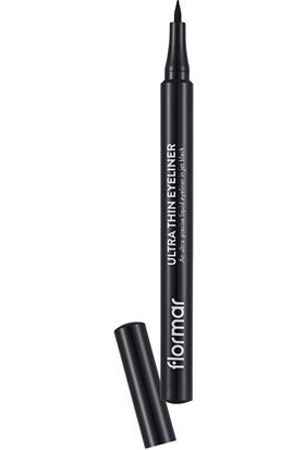 Flormar Yoğun Pigmentli Ultra İnce Uçlu Likit Kalem Eyeliner (Siyah) - Ultra Thin Eyeliner - 001 Black - 8690604478491
