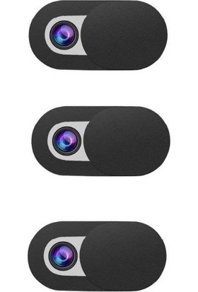 WK Webcam Kamera Koruyucu Kapatıcı 3'lü - Siyah