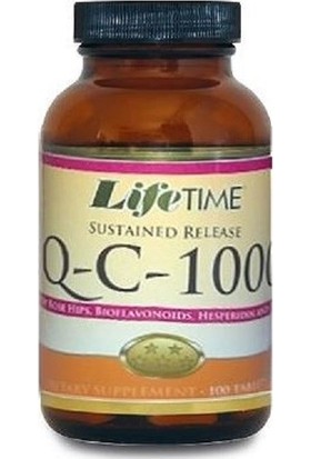 Life Time Q-C 1000 Timed Release With Rose Hips 100 Kapsül LIF117206