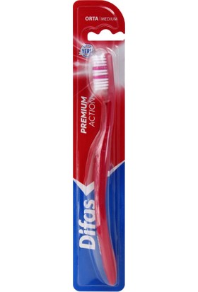 Difaş Premium Acton Diş Fırçası Orta Sert