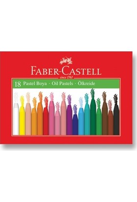 Faber-Castell Karton Kutu Pastel Boya 18 Renk