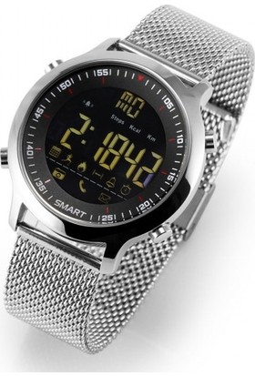 Gomax EX18 Pilli Akıllı Saat Gümüş