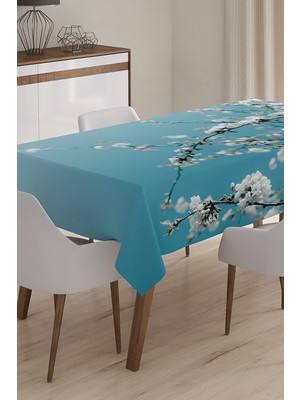 RealHomes Özel Tasarım 3D Dijital Baskılı Masa Örtüsü - 140 x 220 cm