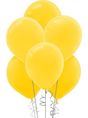Kikajoy Pastel Açık Sarı Balon 100'lü