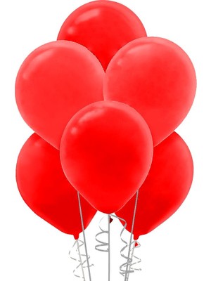 Kikajoy Pastel Kırmızı Balon 100'lü