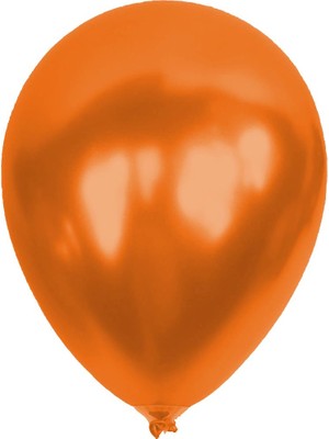 Kikajoy Metalik Turuncu Balon 12'li