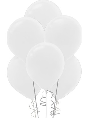Kikajoy Pastel Beyaz Balon 100'lü