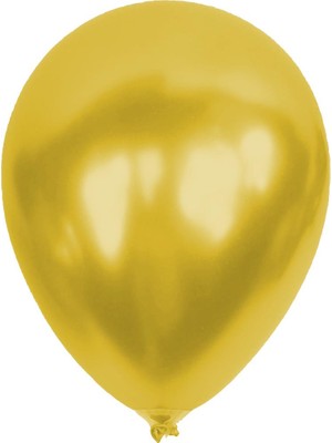 Kikajoy Metalik Sarı Balon 12'li