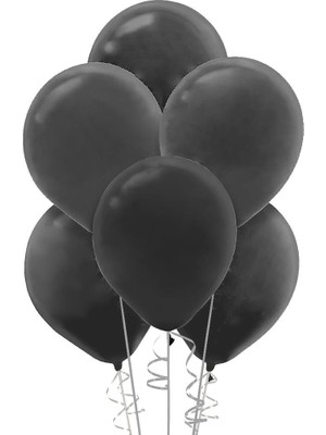Kikajoy Pastel Siyah Balon 100'lü
