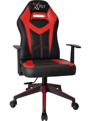 XFly Machete Oyuncu Koltuğu Kırmızı Ergonomik Tasarım ve Konforlu Destek ile