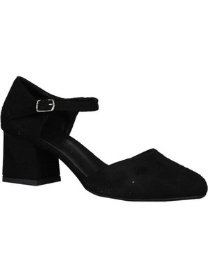 Punto 191-69 Siyah Suet Kadın Ayakkabı