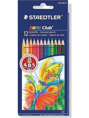 Staedtler Kuru Boya 12 Parça Renkli Kalem Seti Çevre Dostu FSC Sertifikalı