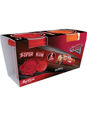 Red Castle Zıpır Kum Cars 3 200 Gr 2 Li Zkt-02