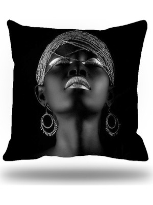 Kırlentim Siyahi Grup Kırlent Kılıfı