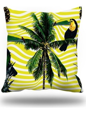 Kırlentim Tropikal Kırlent Kılıfı